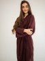 Халат женский Barine. Muslin Wine бордового цвета