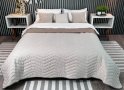 Покрывало стеганое ArCloud. ZigZag Rainy Day+Taupe Grey