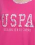 Домашний комплект U.S. Polo Assn. 15601 Футболка и бриджи фукcия