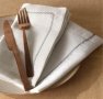 Набор кухонных салфеток Lotus Home. Benna off white кремового цвета