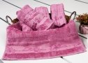 Бамбуковий рушник Romeo Soft. Bamboo Milano рожевого кольору
