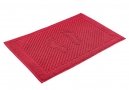 Полотенце-коврик для ног Home line. Гранатового цвета
