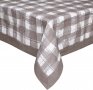 Скатерть Home Line. Клетка с рамкой Капучино