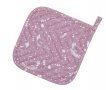 Прихватка для кухни Home Line. Курочки цвета лиловый/махровая сирень