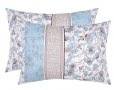 Набір наволочок Home Line. Бязь Затишок блакитний-бежевий 140
