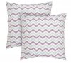 Набор наволочек Home Line. Бязь Зіг заг лілово-зелений 120