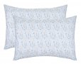 Набор наволочек Home Line. Бязь Цвітіння трав блакитний 140
