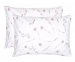 Набір наволочок Home Line. Бязь Волошки розово-ліловий на білому 140