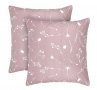 Набор наволочек Home Line. Бязь Волошки рожево-ліловий 140