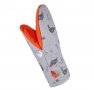 Рукавичка для кухни Home Line. Полупанама Прогулянка з курчатами серо-оранжевого цвета