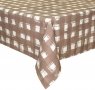 Скатерть Home Line. Клітинка серо-коричневого цвета