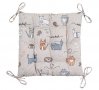Подушка с завязками на стул Home Line. Кот на кухне бежевого цвета