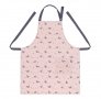 Кухонний фартух Home Line. Прогулянка з курчатами рожевий/баклажан