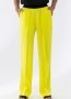 Брюки женские атласные German Volf. 21068-3 желтого цвета