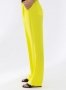 Брюки женские атласные German Volf. 21068-3 желтого цвета