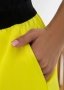 Брюки женские атласные German Volf. 21068-3 желтого цвета