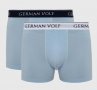 Боксеры мужские 2 шт. German Volf. 23103-1 хлопок голубого цвета