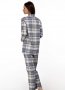 Пижама фланелевая German Volf. 00065 рубашка и брюки