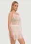 Комплект гипюровый German Volf. 24059 топ и шорты с поясом