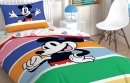 Подростковое постельное белье TAC. Ранфорс Mickey Mouse Rainbow