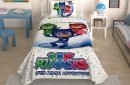 Подростковое постельное белье с вафельным покрывалом TAC. PJ Masks Team