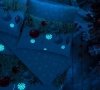 Светящееся постельное белье TAC. Snowflake Green