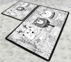 Набор ковриков для ванной Chilai Home. Three Bears banyo halisi djt