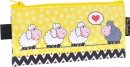 Пенал м'який 1 Вересня YES. Weekend Love sheeps, косметичка, 21*10
