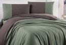 Постельное белье Altinbasak. Ранфорс Yesil-kahve