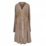Махровий халат Home Line Zara кавового кольору