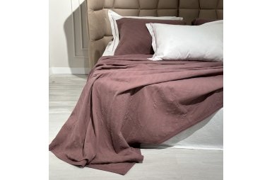 Постельное белье Saheser. Eco cotton Zebra murdum с покрывалом