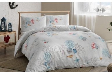 Постельное белье TAC. Coral Torqoise