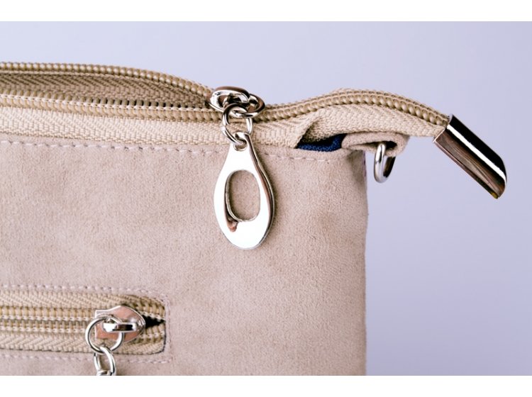 основной замок клатча бежевый