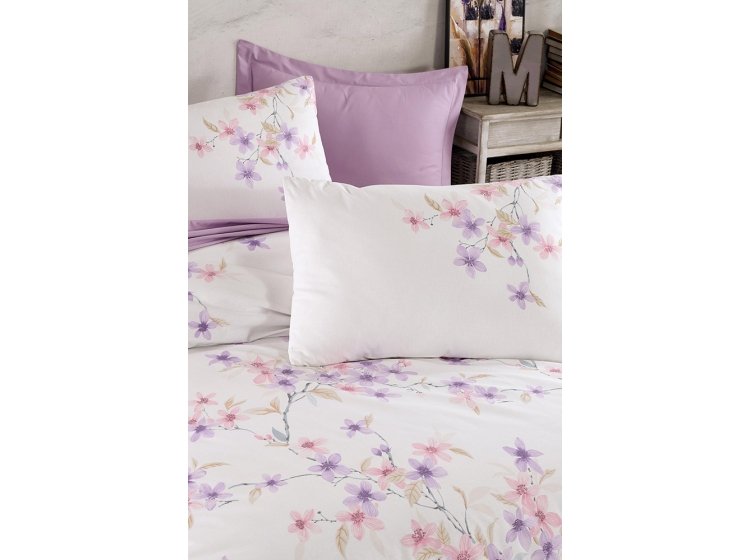 Постельное белье Altinbasak.  Ранфорс  Lava puce