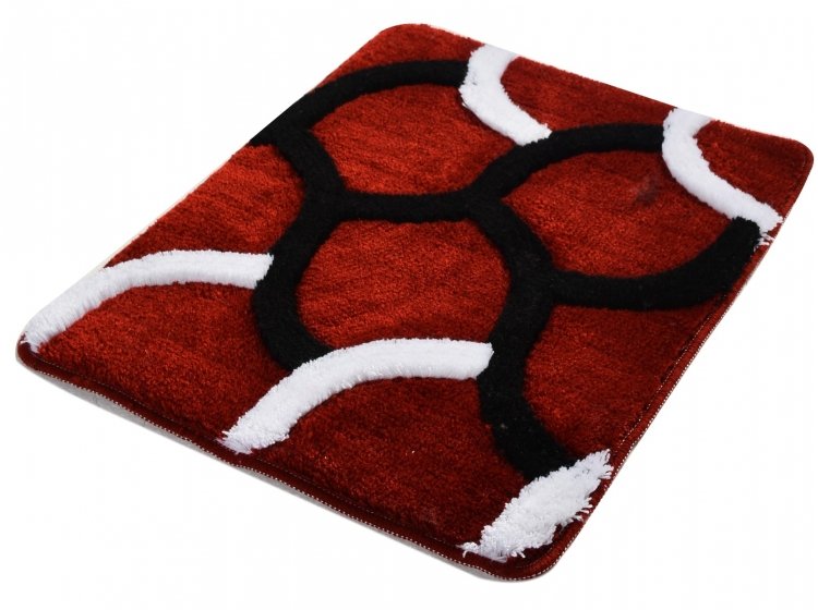 Коврик для ванной Chilai Home. Elegant kirmizi маленький