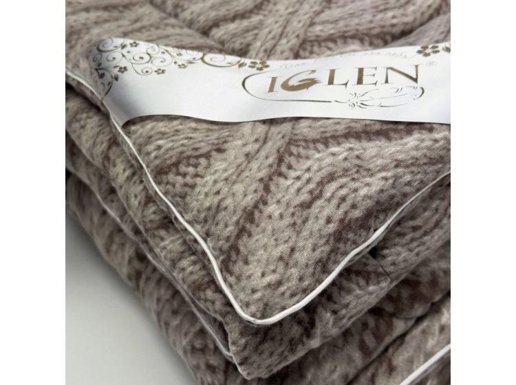 Одеяло детское демисезонное Iglen. Льняное во фланели