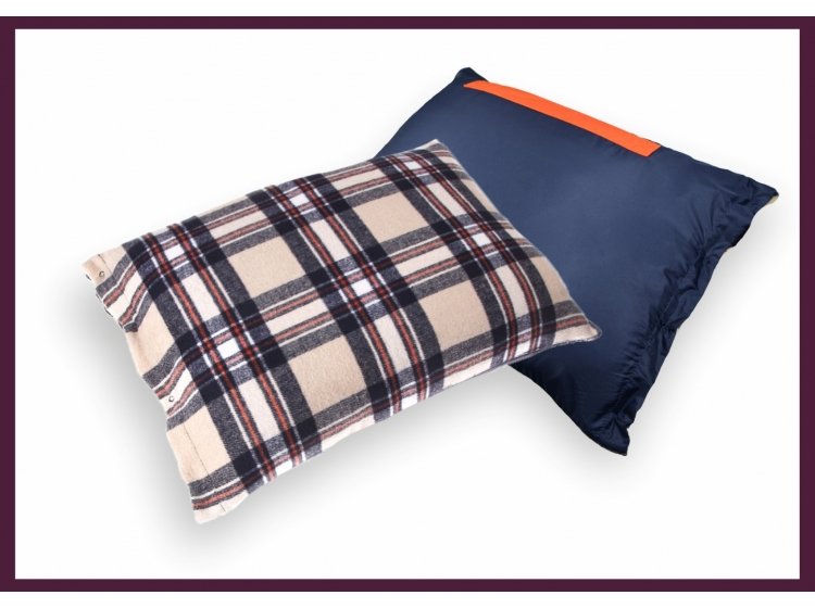 Плед-одеяло-пончо-подушка Home Line оранжевый