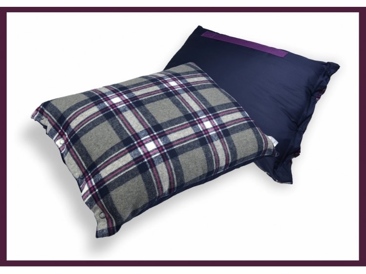 Плед-одеяло-пончо-подушка Home Line синий