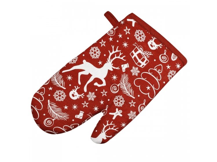 Рукавица для кухни Home Line. Красная