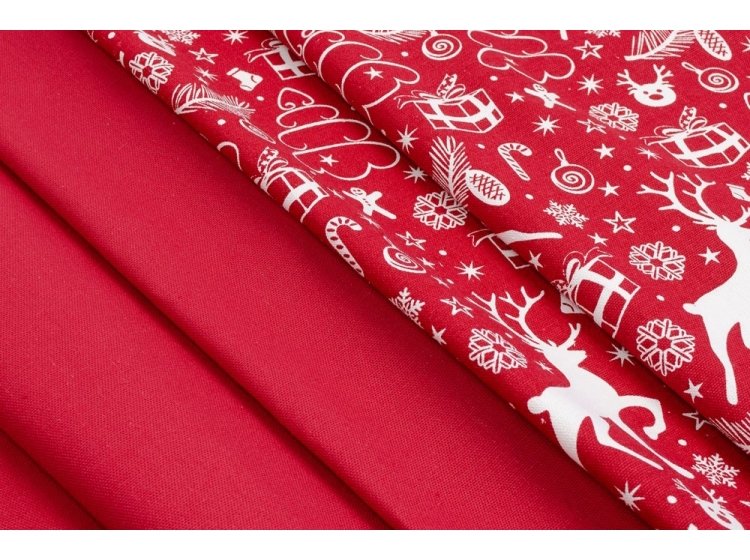 Новогодняя скатерть Home Line. Красная