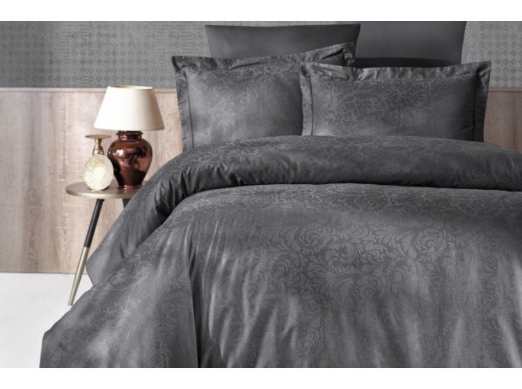 Постельное белье First Choice. Satin Jaсquard Tecna fume