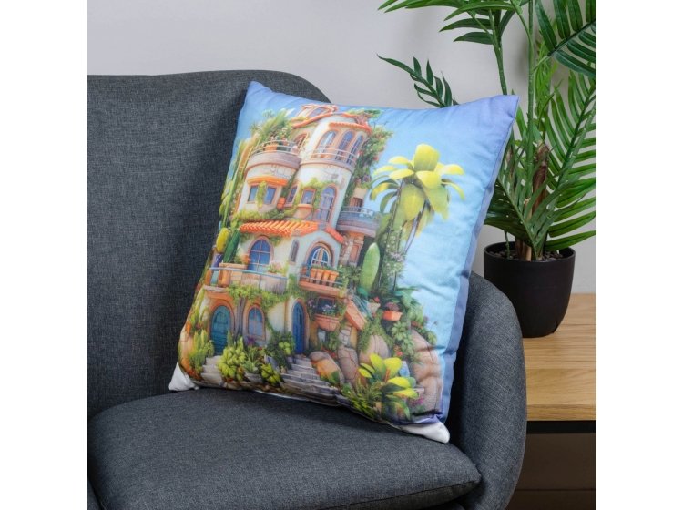 Подушка декоративная Home Line. Будинок 5 поверхів