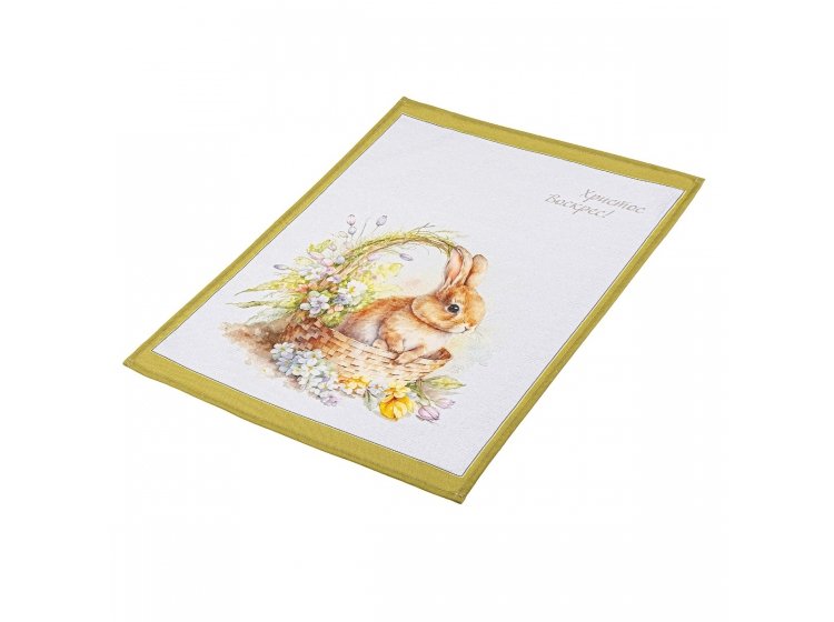 Кухонное полотенце Home Line. Крольченя у кошику