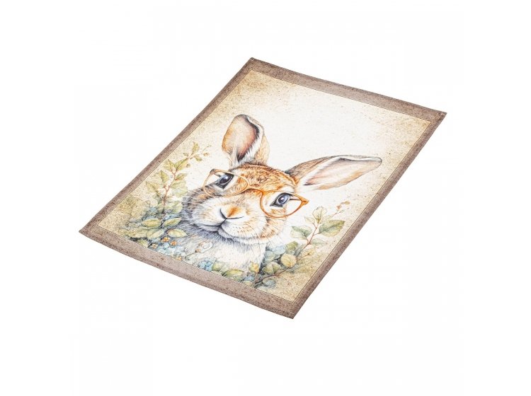Кухонное полотенце Home Line. Заєць в оклярах