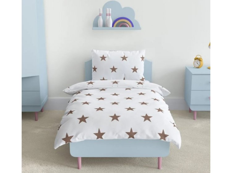 Подростковое постельное белье ТЕП. Soft Dreams Звёзды цвета какао