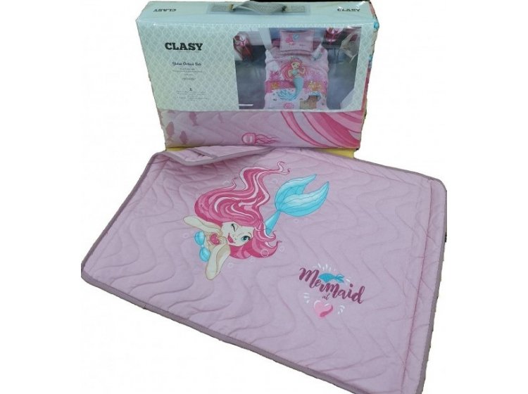 Подростковое покрывало стеганое с наволочкой Clasy. Delfin