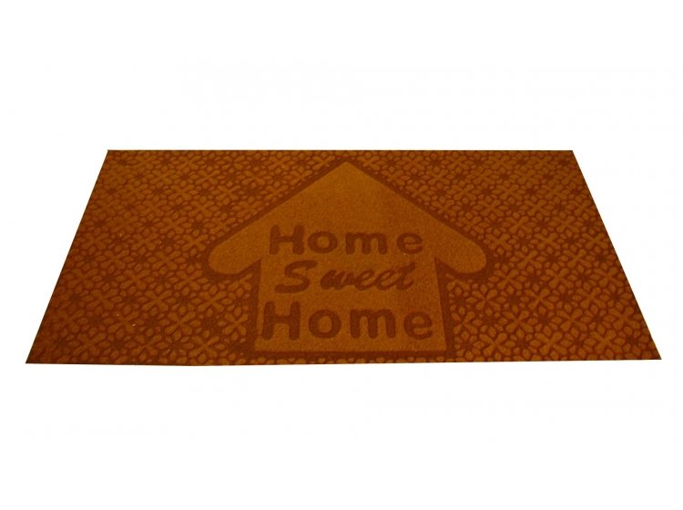 Коврик придверный IzziHome. Parga Kahve Home Sweet Ev