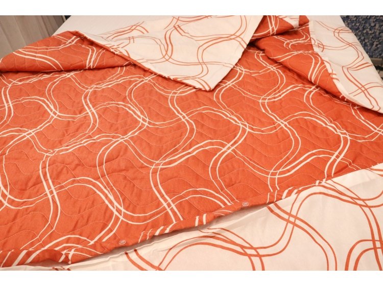 Покрывало-пододеяльник стеганое Lighthouse. 4 сезона Weave Orange