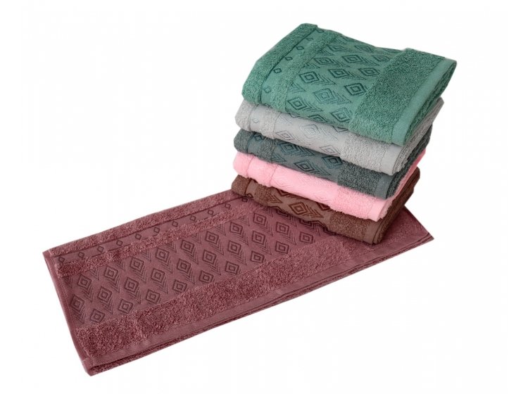 Набор махровых полотенец IzziHome. Rhombus