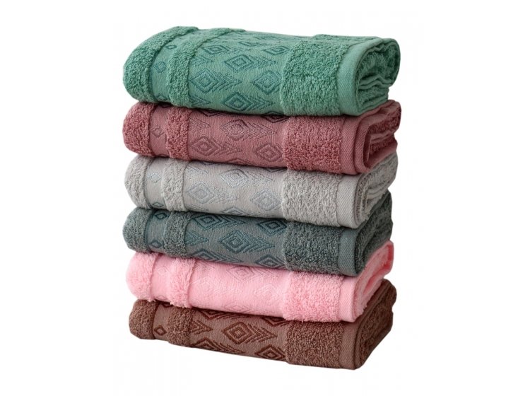 Набор махровых полотенец IzziHome. Rhombus